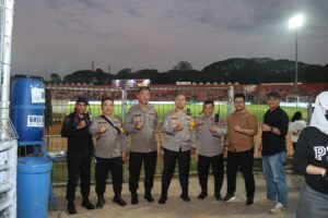 Berjalan Lancar, Polres Kediri Kota Amankan Pertandingan Persik Kediri VS Bali United