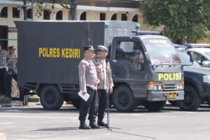 Gladi Kotor Simulasi Sispamkota Pemilukada Serentak 2024 Digelar di Polres Kediri