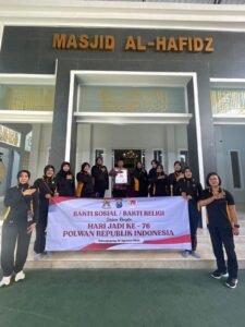 Sambut Hari Jadi Polwan Ke 76, Polisi Wanita Polres Tulungagung Gelar Bakti Religi
