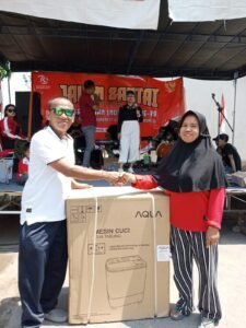 Jalan Santai memperingati HUT RI Ke-79,Warga RT 03 RW 02 Dusun Baba’an Desa Tugurejo Kec. Ngasem, Kab. Kediri MERIAH