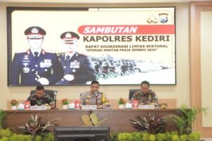 Polres Kediri Gelar Rakor Lintas Sektoral Ops Mantap Praja Semeru 2024