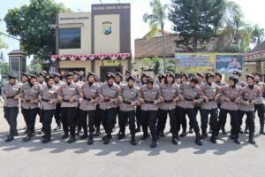 Antisipasi Konflik Dalam Pemilukada, Polres Kediri Kota Tingkatkan Kemampuan Dalmas
