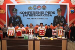 Periode Juli-Agustus, Satresnarkoba Polres Kediri Kota Ungkap Kasus Narkoba dan Peredaran Miras