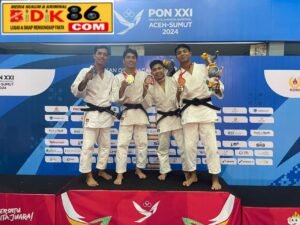 Atlet Judo Polri Sumbang Emas Untuk Provinsi Bali di Pon XXI Aceh Sumut