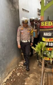Satlantas  Polres Blitar Kota Rayakan HUT Lalu Lintas Bhayangkara Dengan Berikan Bantuan Paket Sembako