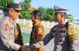 Kasat Lantas Yang Memiliki Basic Brimob Tak Menjadi Penghalang Untuk Mewujudkan Kamseltibcar Lantas di Kota Kediri