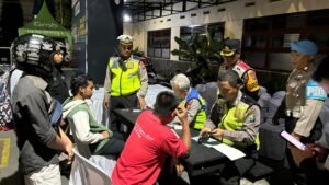 Upaya Cipta Kondisi Kondusif Jelang Pilkada 2024, Kabag Ops Polres Kediri Kota Lakukan Razia Multi Sasaran