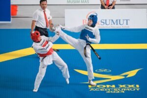 Atlet Taekwondo Polri Koleksi Emas, Perak dan Perunggu di PON XXI Aceh Sumut