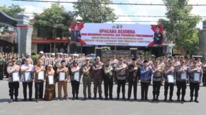 Kapolsek Karangrejo, Terima Penghargaan dari Kapolres Tulungagung