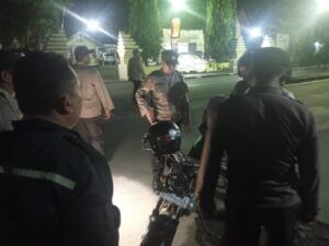 Polres Nganjuk Terjunkan Puluhan Anggota KRYD dalam Patroli Metode SREG di