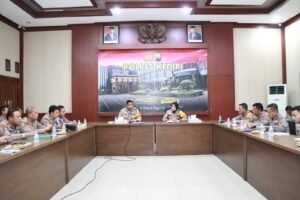 Polres Kediri Gelar Anev Sitkamtibmas Tahun 2024