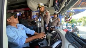 Wujudkan Keselamatan Nomor Satu,Satlantas Polres Kediri Laksanakan Uji Kelayakan