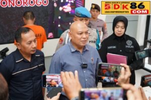 Polres Ponorogo Berhasil Amankan Tersangka Pencuri yang Pukul Korban Pakai Kunci Inggris