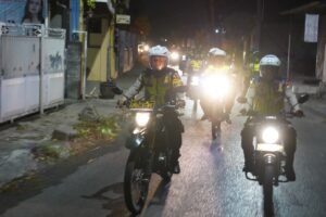 Sinergitas Polres Mojokerto Kota bersama Kodim 0815 Patroli Jaga Kamtibmas Tahapan Kampanye Pilkada 2024