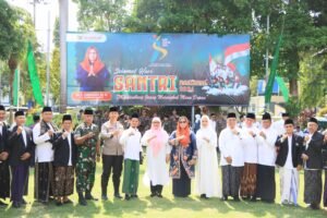 Kapolres Kediri Kota Hadiri Upacara Peringatan Hari Santri Nasional Di Balai Kota Kediri