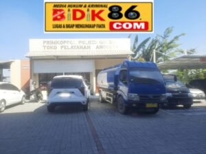 Sudah 8 Bulan Dikandangkan di Polres Gresik Diduga Truk Tangki Solar Ilegal Dilepas