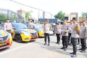 Polres Kediri Kota Pastikan Kesiapan Pilkada, Cek Kendaraan Dinas dan Almatsus