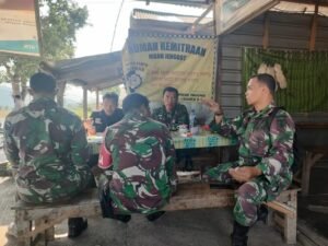 Berkah TMMD 122 Kodim 0809/Kediri, Warung Makan Bu Sutiyem Laris Manis