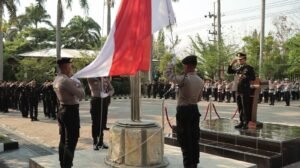 Kapolres Nganjuk Pimpin Upacara Peringatan Hari Sumpah Pemuda, 28 Oktober 2024
