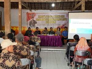 TMMD 122, Kodim 0809/Kediri dan Badan Bea Cukai Kediri Bersinergi Edukasi warga tentang UU Cukai