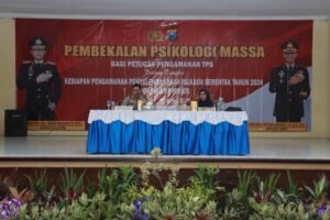 Polres Jember Gelar Pembekalan Psikologi Massa untuk Personel PAM TPS Pilkada 2024