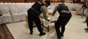 Sat Samapta Polres Kediri Kota Bersama Tim K9 Sterilisasi IKCC Sebagai Langkah Awal Pengamanan Debat Pertama Pilwali