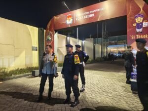 Polres Kediri Kota Kerahkan Ratusan Personel Gabungan Amankan Debat Perdana Pilkada 2024