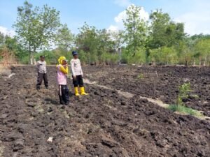 Polres Nganjuk Siapkan Lahan Seluas 0,28 Hektare yang Akan Ditanami Jagung