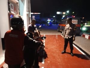 Patroli Gabungan Malam Minggu, Polisi Kediri Pastikan Kondusifitas Wilayah