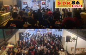 Aliansi Penyelamat Demokrasi Gresik Gelar Deklarasi dan Ngopi Bareng Kotak Kosong menutup masa kampanye memasuki masa tenang