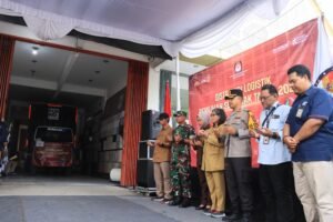 Polres Kediri Kota Kawal Ketat Distribusi Logistik Pilkada Serentak 2024