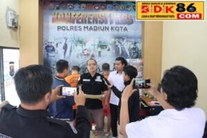 Polres Madiun Kota Ungkap Penyalahgunaan Narkotika Jenis Sabu 3 Tersangka Diamankan