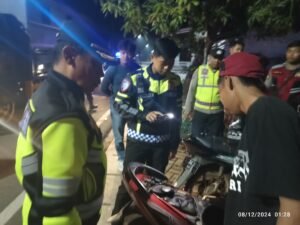 Minggu Dini Hari,  Polres Kediri Kota Gelar Patroli Cipta Kondisi Skala Besar