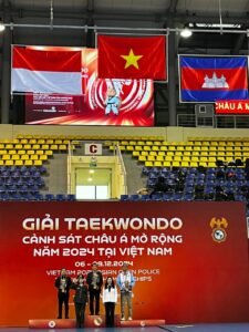 Tim Garuda Bhayangkara Presisi Juara Umum ke-2 di Ajang Taekwondo Polisi Terbuka Vietnam