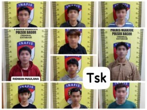 Polres Nganjuk Tangkap 10 Terduga Pelaku Curanmor di Bagor