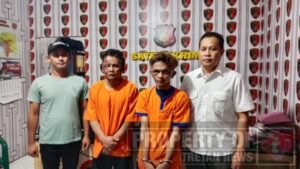 Polsek Duduksampeyan Ringkus Dua Maling Motor asal Bangkalan Bawa Kunci T hingga Linggis