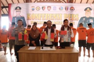 Polres Pamekasan Berhasil Ungkap Kasus Perjudian, 16 Tersangka Diamanakan
