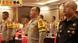 Kapolres Pelabuhan Makassar Hadiri Rapat Koordinasi Lintas Sektoral Operasi Lilin 2024