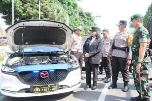 Amankan Nataru, Polres Kediri Kota Terjunkan Ratusan Personel
