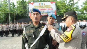Apel Gelar Pasukan Operasi Lilin Semeru 2024, Polres Nganjuk Nyatakan Siap Amankan Nataru