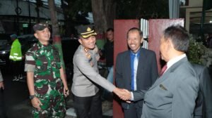 Kapolres dan Dandim Nganjuk Tinjau Kesiapan Pengamanan Ibadah Natal di 8 Titik