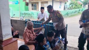 Kapolres Nganjuk Apresiasi Polsek Baron yang Sisihkan Penghasilan untuk Berbagi kepada Anak Yatim dan Duafa