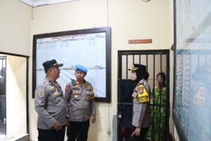 Cek Rutan, Wakapolres Kediri Pastikan Keamanan dan Kondisi Kesehatan Tahanan