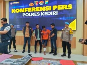 Kurang dari 1X24 jam Polres Kediri berhasil Amankan Pelaku Pembunuhan