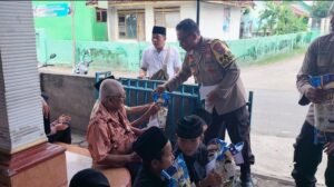 Kapolres Nganjuk Apresiasi Polsek Baron yang Sisihkan Penghasilan untuk Berbagi kepada Anak Yatim dan Duafa