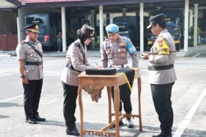 Polres Kediri Gelar Sertijab Wakapolres,Kasat dan Kapolsek