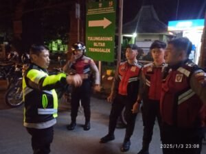 Pengamanan Ketat, Polres Kediri Kota Pastikan Konvoi Pagar Nusa Aman dan Kondusif