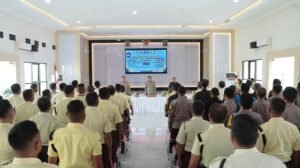 Polres Nganjuk Peringati HUT Satpam ke-44 dengan Upacara dan Tasyakuran