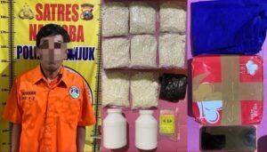 Polisi Berhasil Ungkap Peredaran Okerbaya, Tersangka dan Ribuan Pil Dobel L Diamankan di Nganjuk