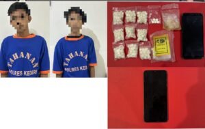 Satreskoba Polres Kediri Tangkap Dua Pelaku Yang Di Duga Edarkan Narkoba